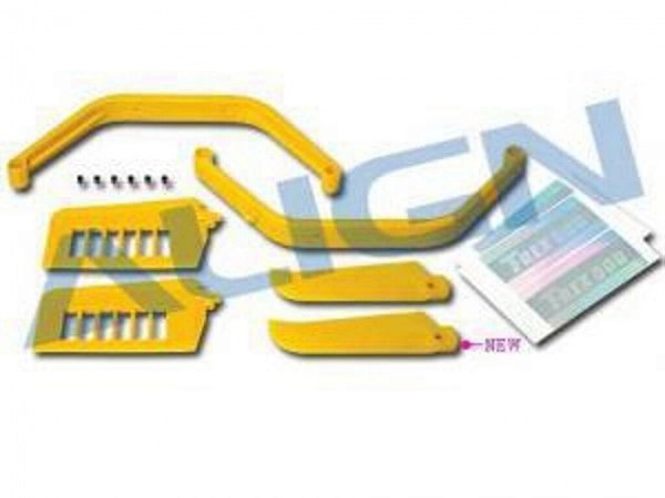 Kit de Peças de Upgrade (Amarelo) Align T-Rex 500 - 50076T-06