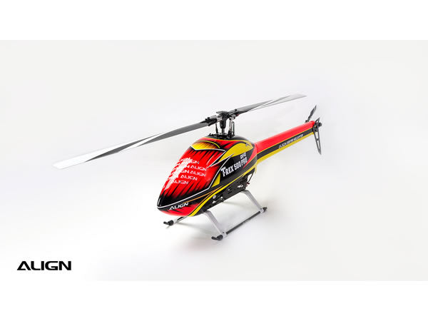 Fuselagem Speed (Vermelha e Branca) Align T-Rex 500 - HF5019T