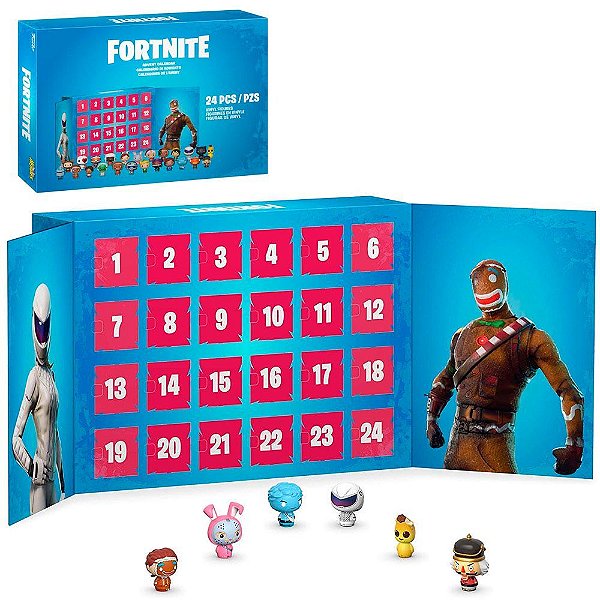 Calendário do Advento Funko Fortnite - Pocket Pop! com 24 Peças
