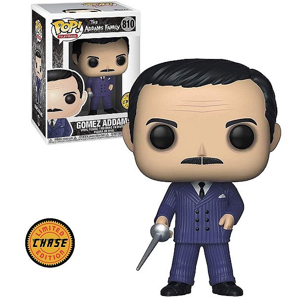 Boneco Funko Pop! The Addams Family - Gomez Addams (with Sword) #810 (Chase)