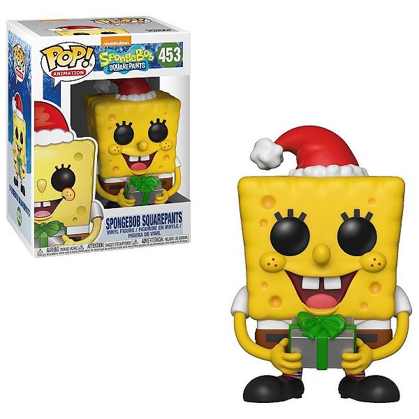 Boneco Funko Pop! SpongeBob SquarePants - SpongeBob (Holiday) #453