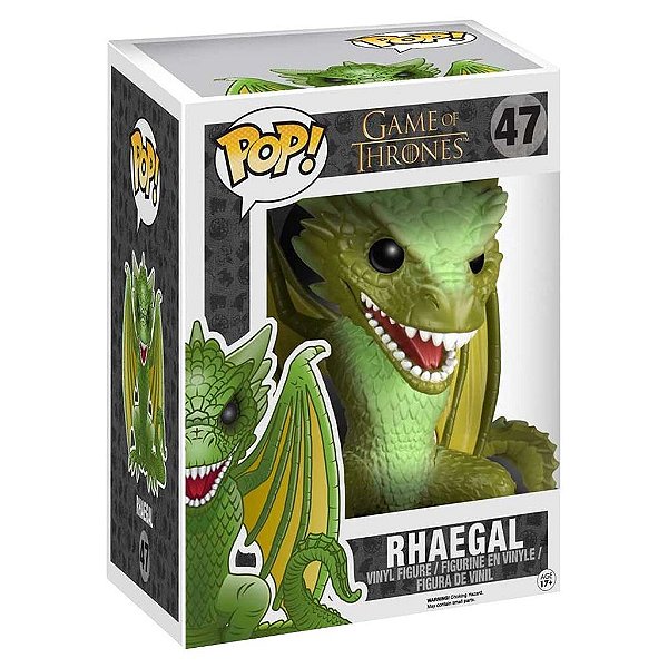 Boneco Funko Pop! Super Sized Game of Thrones - Rhaegal #47