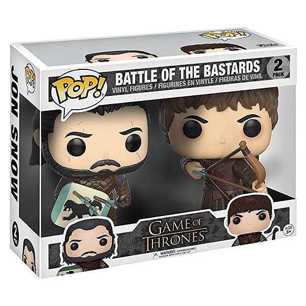 Boneco Funko Pop! Game of Thrones - Battle of the Bastards (2-Pack)