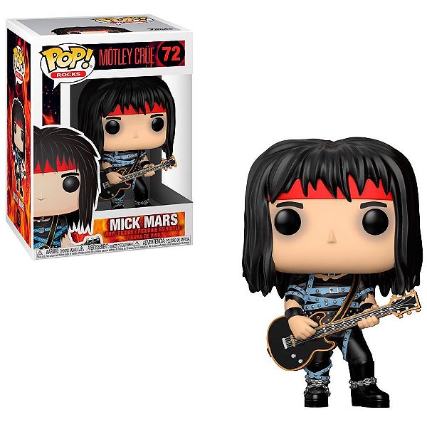 Boneco Funko Pop! Rocks Mötley Crüe - Mick Mars #72