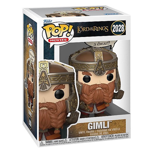 Boneco Funko Pop! The Lord of the Rings - Gimli #2028