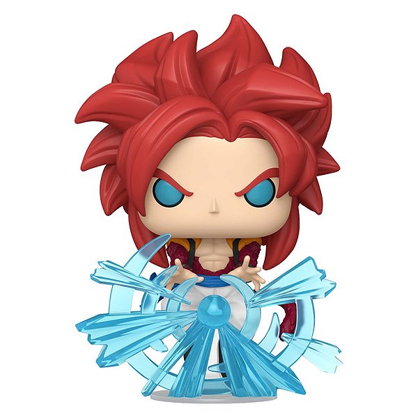 Boneco Funko Pop! Dragon Ball GT - Super Saiyan 4 Gogeta (Glow) #2074 (Chase)