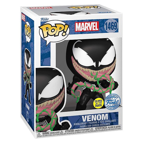 Boneco Funko Pop! Venom - Venom with Ooze (Glows in the Dark) #1469 (Exclusive)