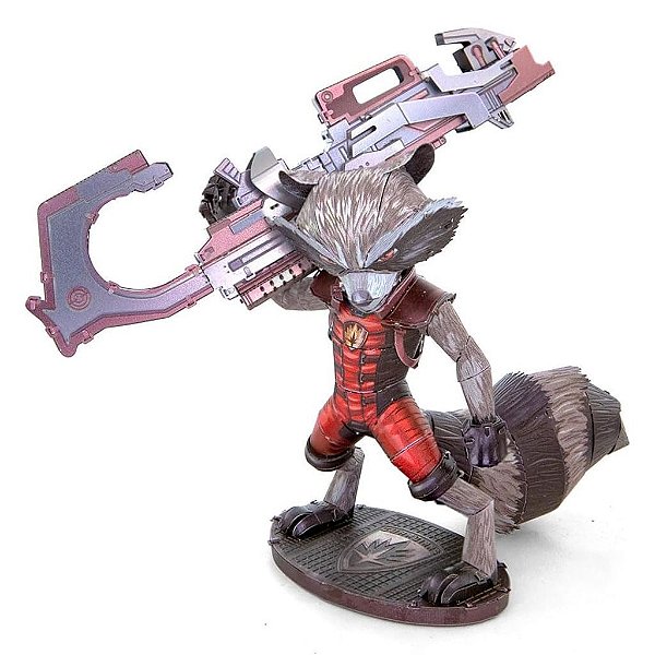 Kit de Montar Metal Earth Marvel Rocket Raccoon