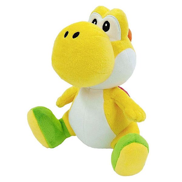 Pelúcia Little Buddy Super Mario Yellow Yoshi 20 cm