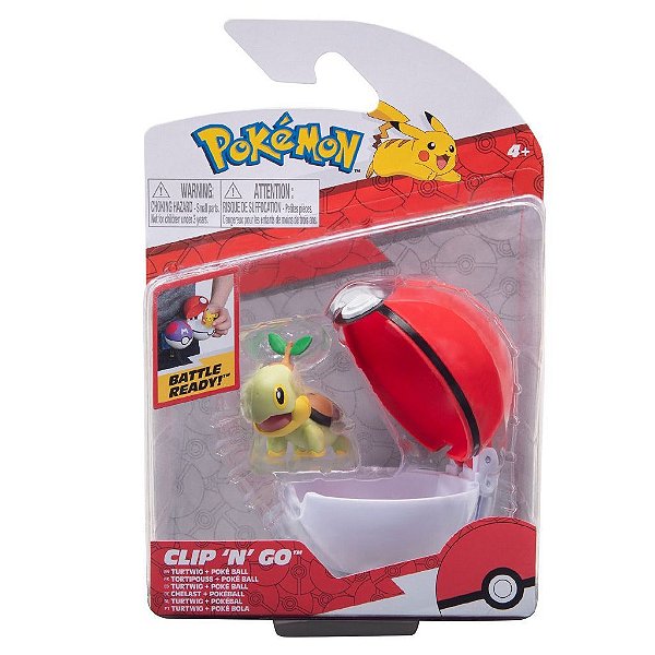 Figura Jazwares Pokemon Battle Ready Clip 'n' Go 2.0 Turtwig