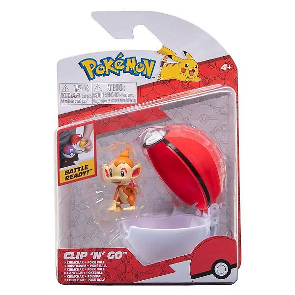 Figura Jazwares Pokemon Battle Ready Clip 'n' Go 2.0 Pichu