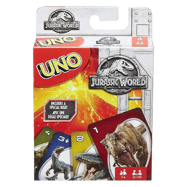 Jogo de Cartas UNO Jurassic World