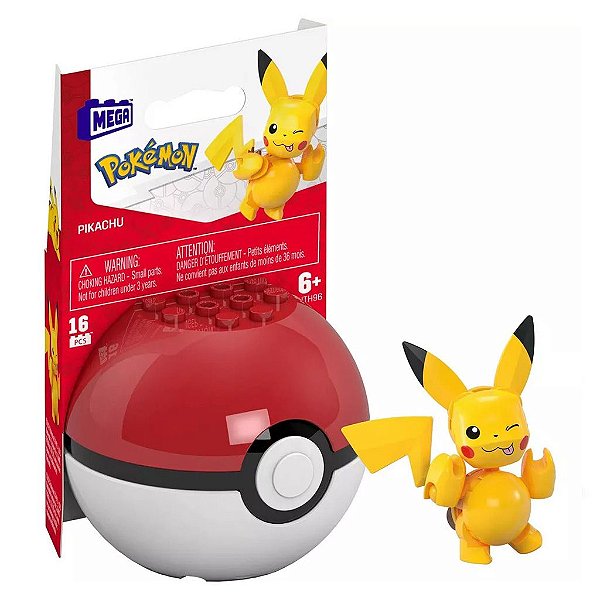 Blocos de Montar Mega Pokémon Poké Ball Pikachu