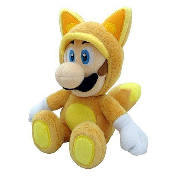 Pelúcia Little Buddy Super Mario Kitsune Luigi 23 cm