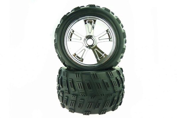 Roda Cromada 1:8 Truck Himoto 824003V (2 un)