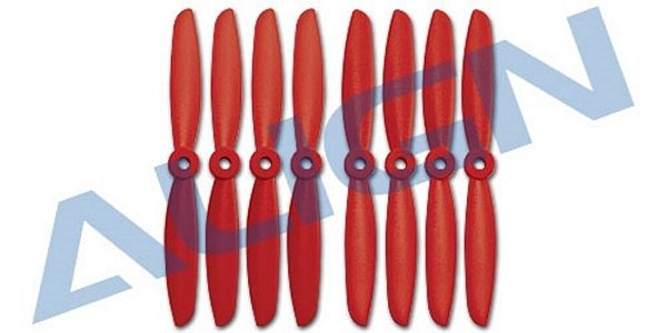 Hélice 5045 Vermelha para Drone Racer Align MR25 MP05031RT