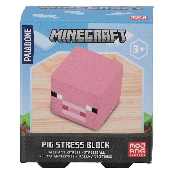Cubo Antiestresse Paladone Minecraft Pig 6664