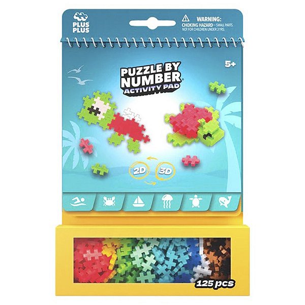 Bloco de Atividades Plus-Plus Oceano 9949