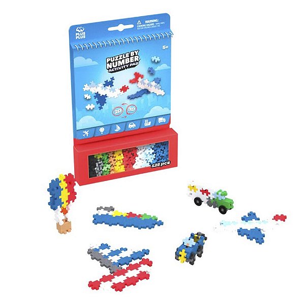 Bloco de Atividades Plus-Plus Transportes 9932