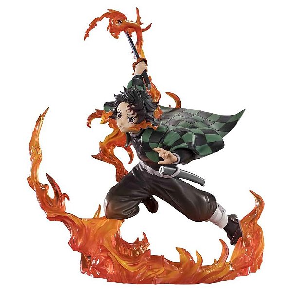 Estátua Tamashii Nations Bandai Figuarts Zero Demon Slayer: Kimetsu No Yaiba Tanjiro Kamado