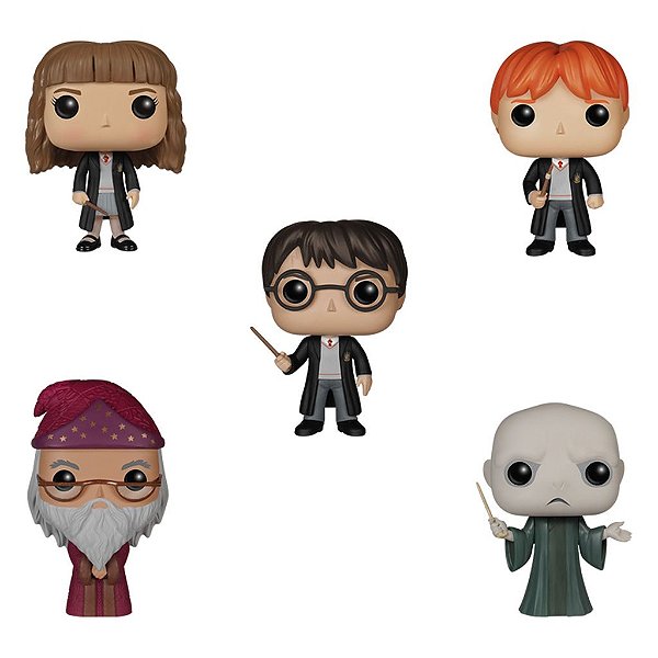 Funko Pop Harry Potter 5 pack Harry Potter, Lord Voldemort, Hermione, Dumbledore & Ron Weasley (94796)