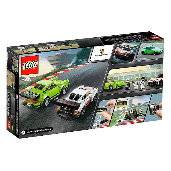 Blocos de Montar LEGO Sp Porsche 911 RSR and 911 Turbo 3.0