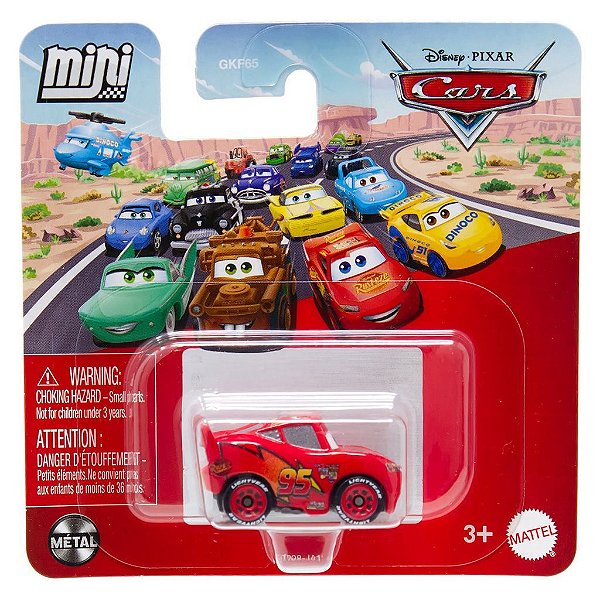 Miniatura Mattel Mini Racers Disney Pixar Cars Lightning Mcqueen (JJW47)