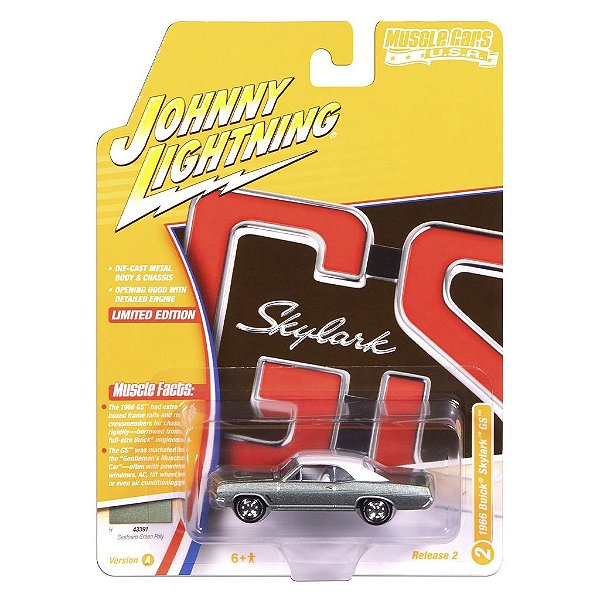Miniatura Johnny Lightning Muscle Cars 1966 Buick Skylark GS 1:64