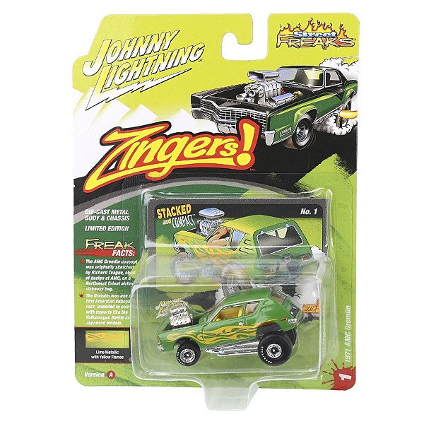 Miniatura Johnny Lightning: Street Freaks 1971 Amc Gremlin 1:64 (JLSF027A)