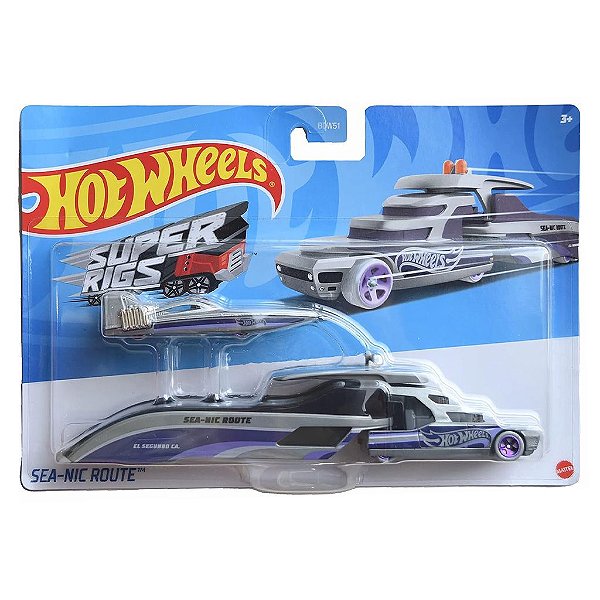 Miniatura Hot Wheels Super Rigs Sea-nic Route JKN82