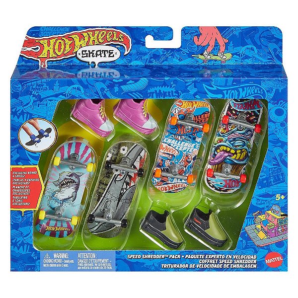 Miniatura Hot Wheels Speed Shredder 4 Pack HVM15