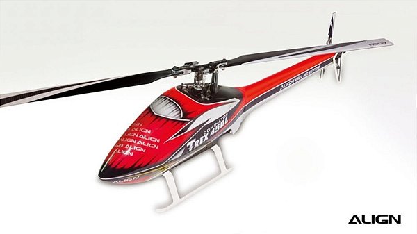 Fuselagem Speed Branca Helicóptero T-Rex 450 Align 185042