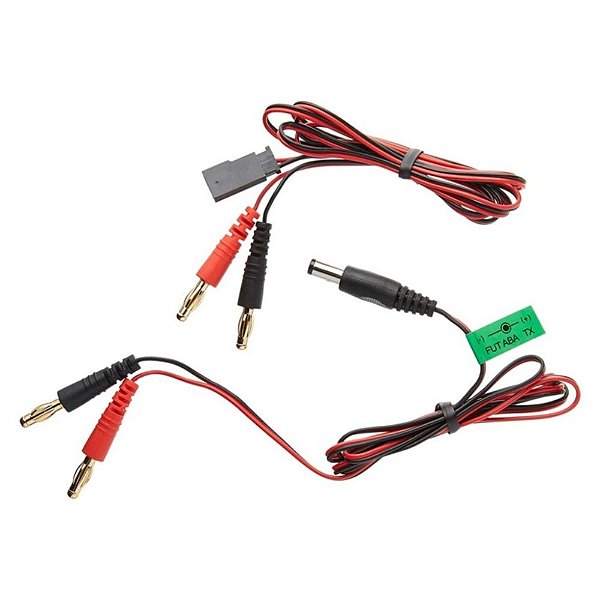 Cabo Conector TX RX 1m Futaba e Tactic TACP0101 Rádio