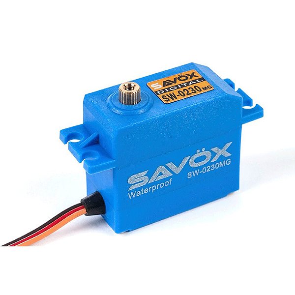 Servo Savox SW-0230MG HV 8kg 0.13s à Prova d'Água