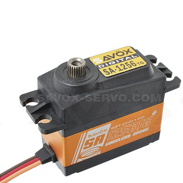 Servo Savox SA-1256TG Plus 20kg 0.15s 6V Soft Start Coreless