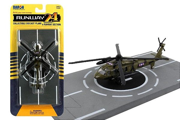 Miniatura UH-60 Black Hawk Runway-24 RW060 Helicóptero