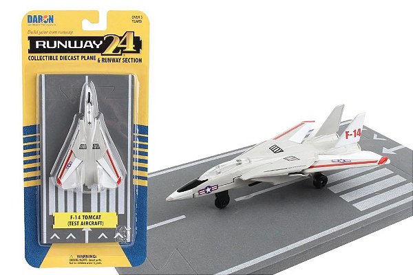 Miniatura F-14 Tomcat Runway-24 RW110 Aviação Caça Avião