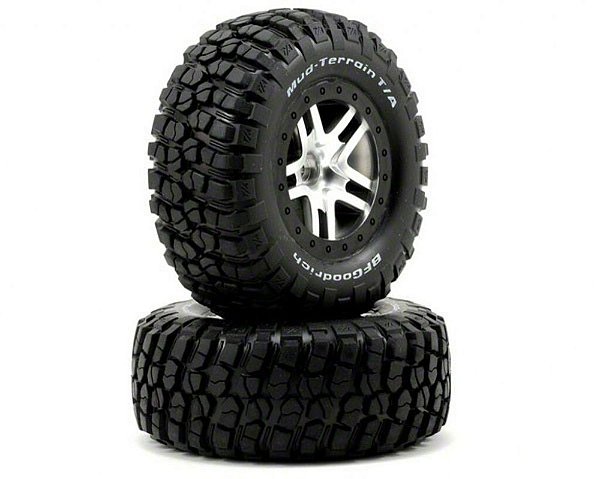 Roda RC Traxxas Slash KM2 Pneu SCT Split Raios 5877