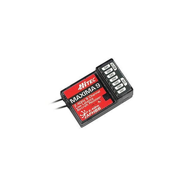 Receptor Hitec Maxima 9 9CH 2.4GHz HRC27525 Aeromodelo