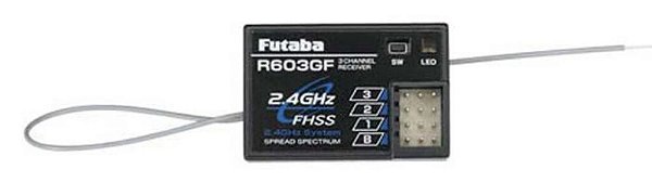 Receptor Futaba R603GF 3CH 2.4GHz FHSS 2PL RC FUTL7615