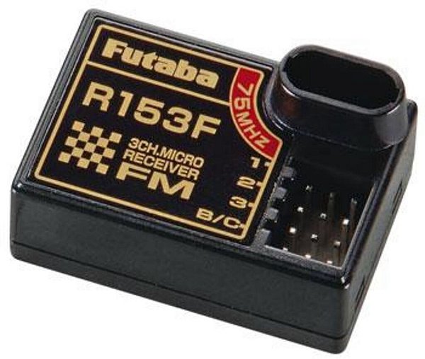 Receptor Futaba R153F 3CH FM 75MHz Automodelo 0364