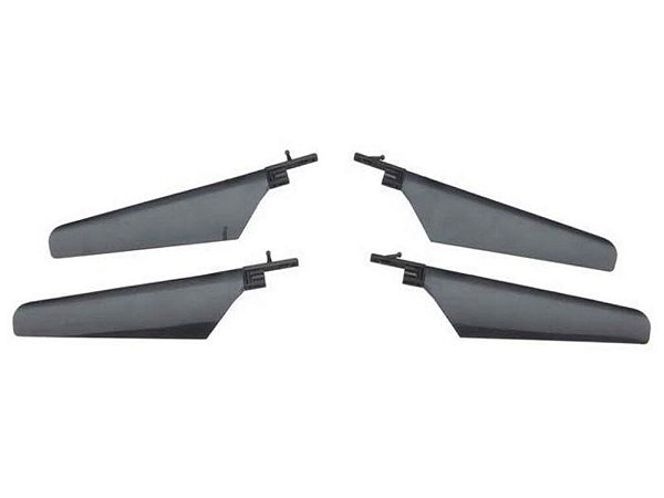Pás do Rotor Pretas Revell Proto CX RMXE6425 Helimodelo Reposição