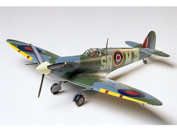 Kit Plastimodelismo Aeronave Tamiya 1:48 Spitfire Mk.1 61033