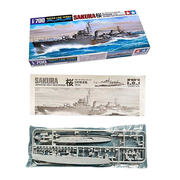 Kit Plastimodelismo Destroyer Sakura 1:700 Tamiya 31429