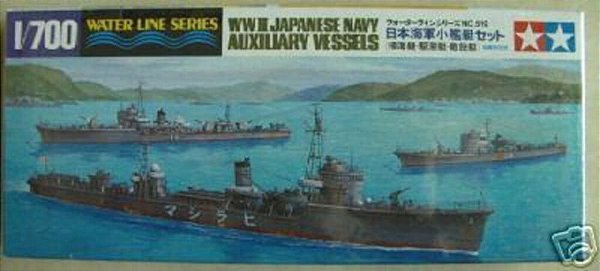 Kit Plastimodelismo Navios Auxiliares Tamiya 31519