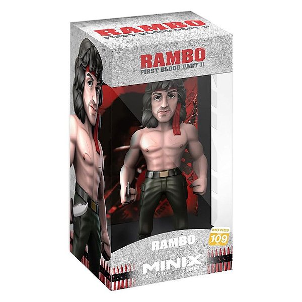 Boneco Minix Rambo First Blood Part Ii - Rambo #109