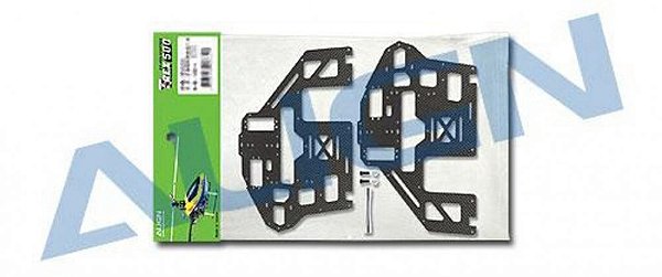 Chassi Principal de Carbono Align T-Rex 500 H50027AT