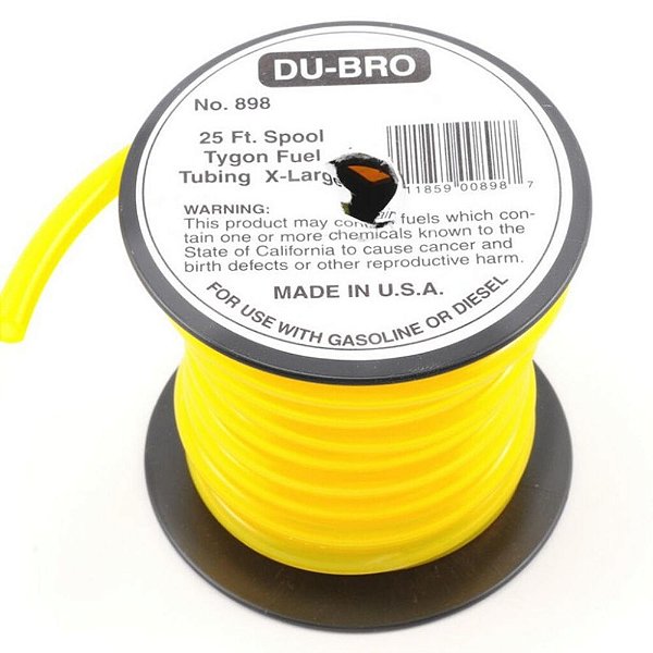 Mangueira Tygon 25 pés Du-Bro 898 Fuel Line Spool