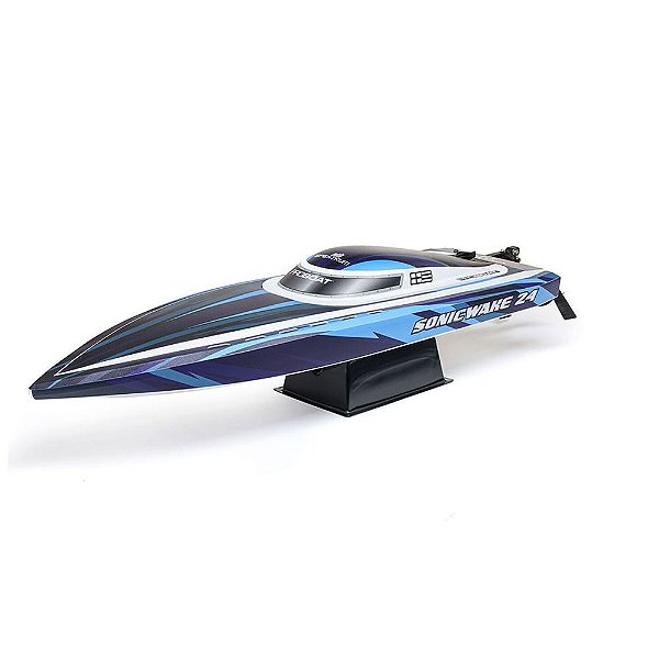 Lancha RC Pro Boat Sonicwake 24" Deep-V BLX RTR Blue