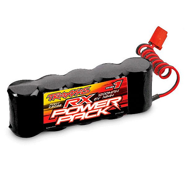 Bateria RC Traxxas 1200mAh 6V 5S NiMH Receptor 3036